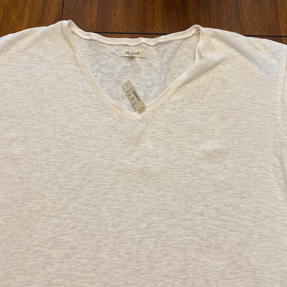 Ladies XL Madewell cream top